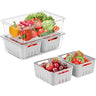 (2 Pack) Fresh Food Fruit Containers for Fridge | Puricon