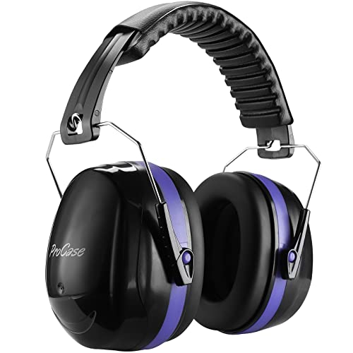 Noise Reduction NRR 28dB Black and purple Earmuff