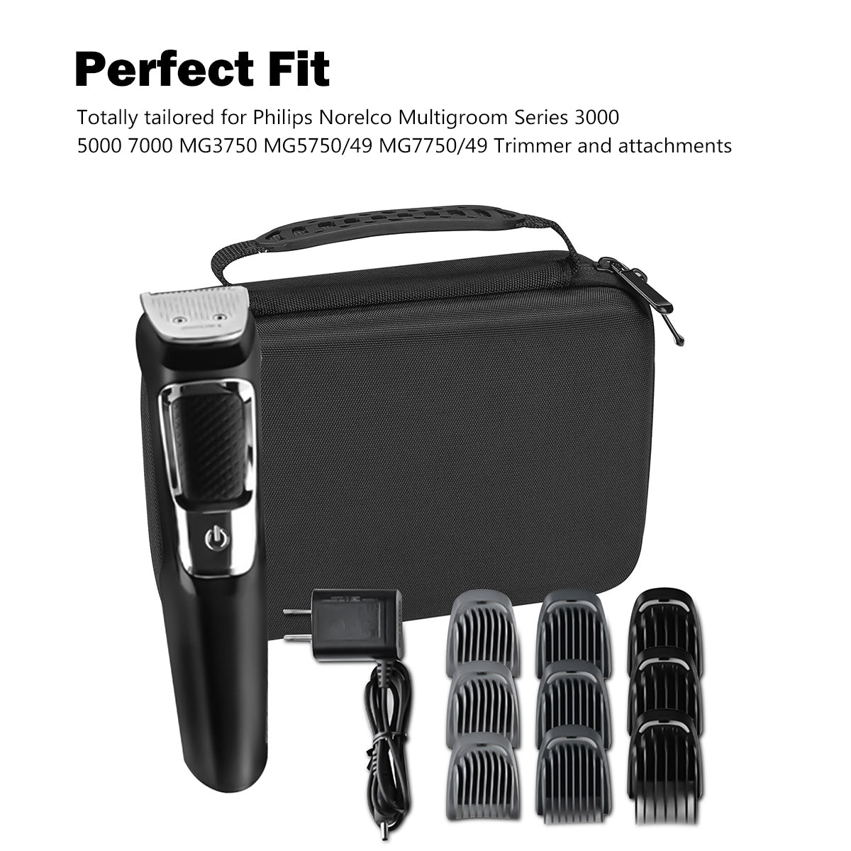 Hard Travel Case for Philips Norelco Multigroom Series