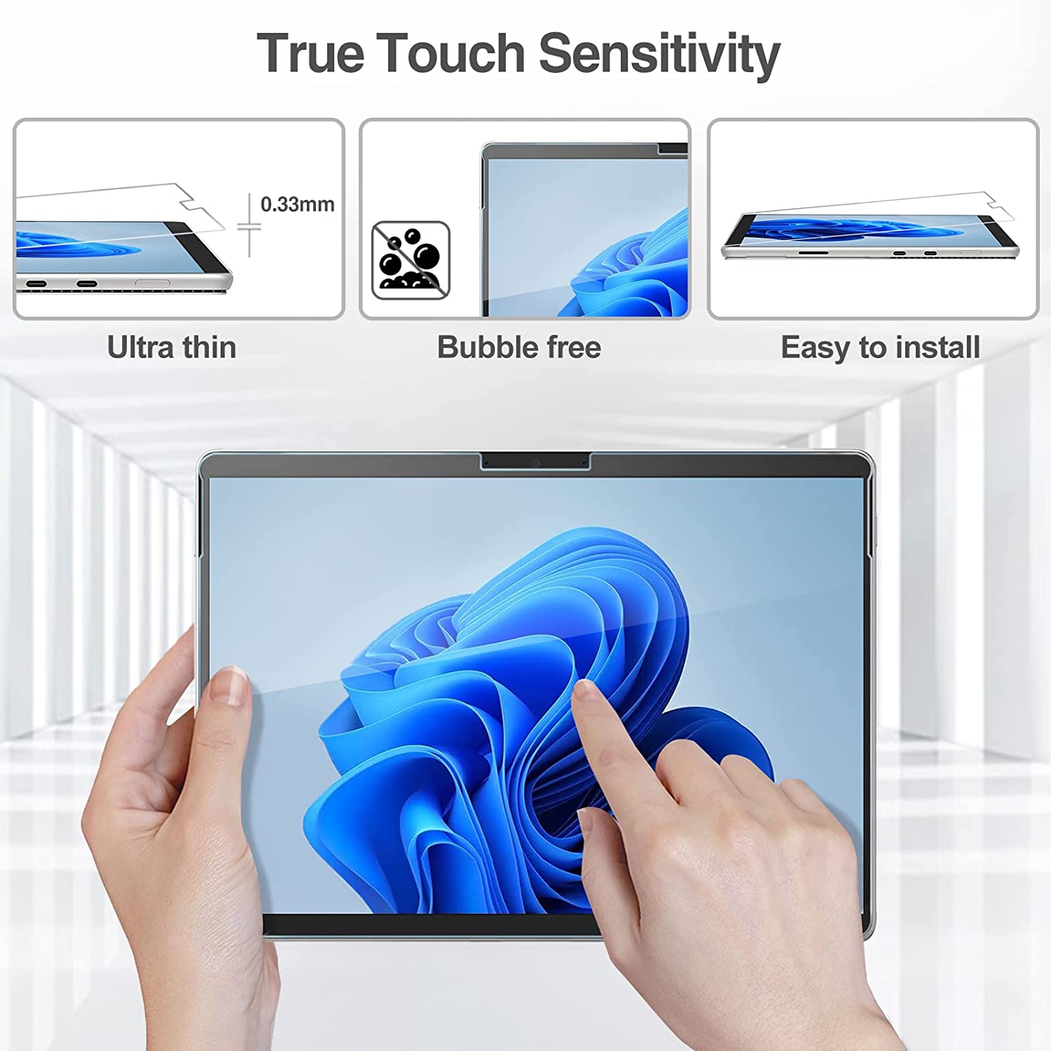 Microsoft Surface Pro 8 / Pro X 13" Tempered Glass Screen Protector