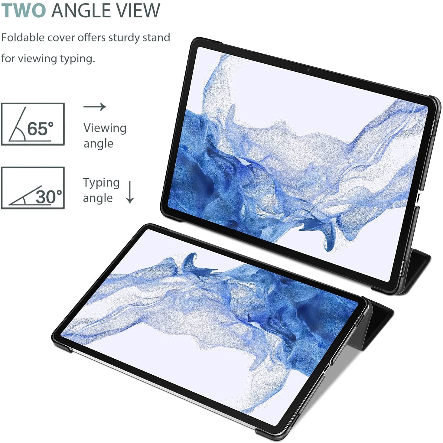 Galaxy Tab A8 10.5 2022 X200 Black Case