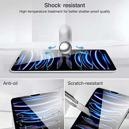 iPad Pro 11" 2022/ 2021/ 2020 Screen Protector with Camera Protector