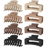 (8 Pcs) 2 Styles Large Hair Claw Clips for Long Hair | Lolalet