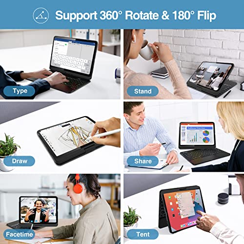 iPad (A16) 11th 2025/ 10th 2022 Keyboard Case with Trackpad