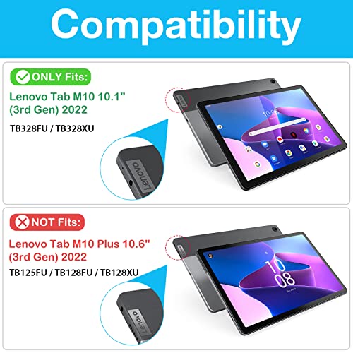 Lenovo Tab M10 10.1" 2022 Slim Folio Stand Case