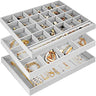 (3 Pack) Stackable Jewelry Trays  Organizer for Drawer Vanity Dresser | ProCase
