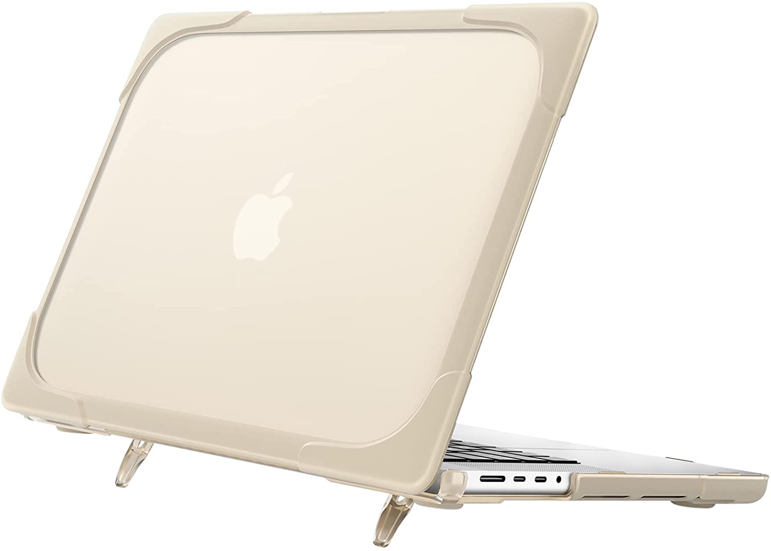 MacBook Pro 14" 2021-2023 Heavy Duty Protective Beige Case