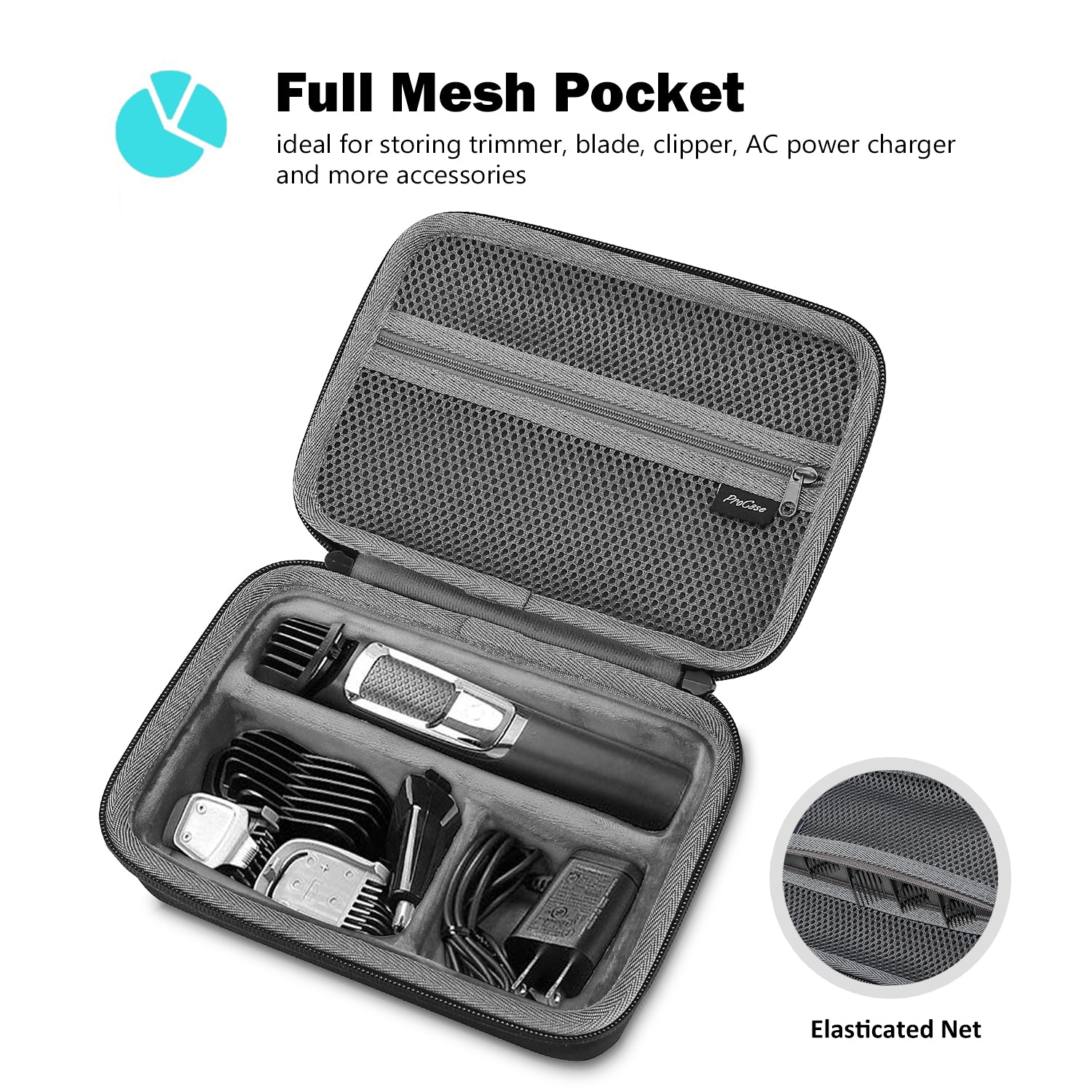 Hard Travel Case for Philips Norelco Multigroom Series