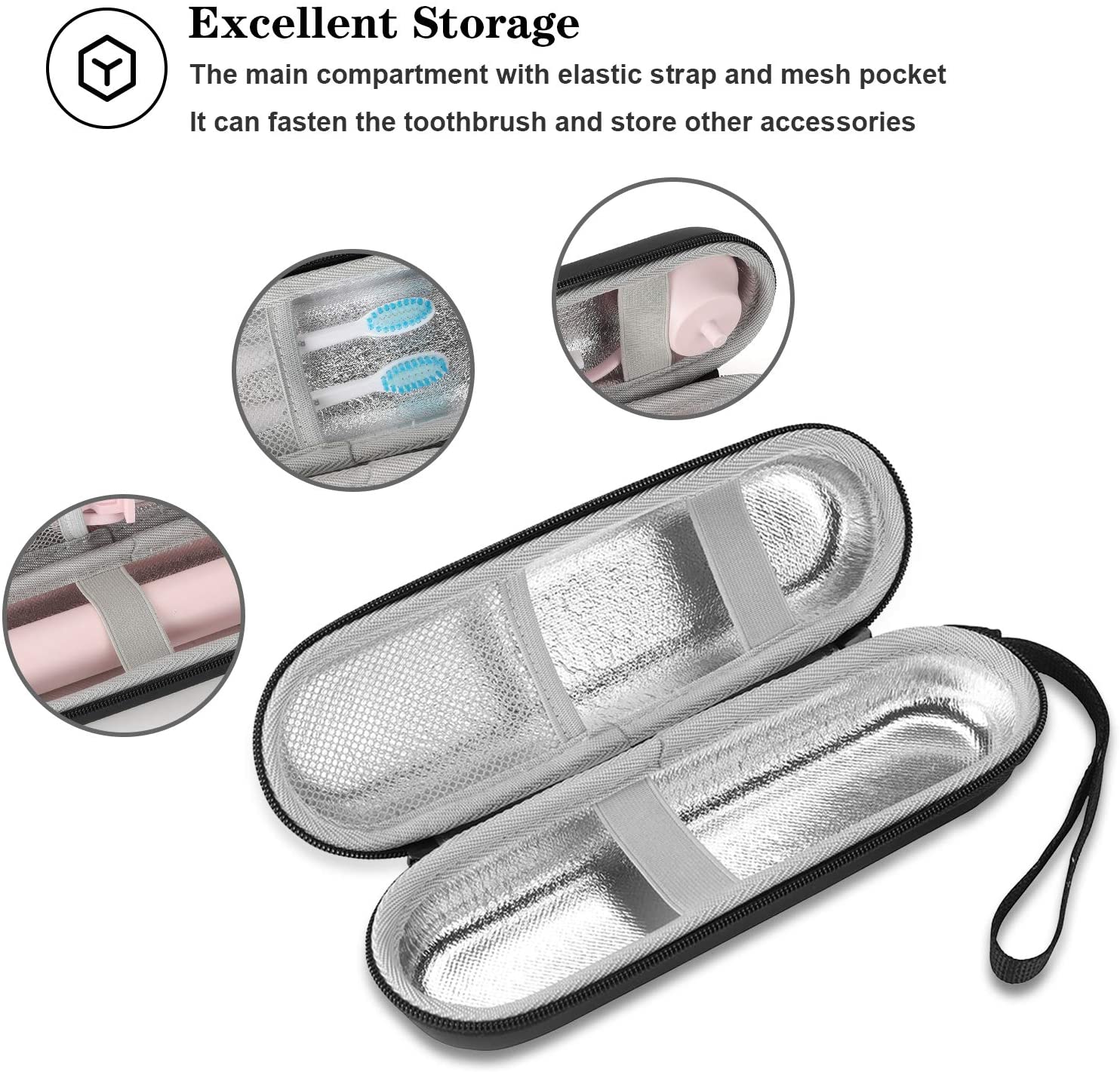 Travel Carrying Case for Electric Toothbrush
