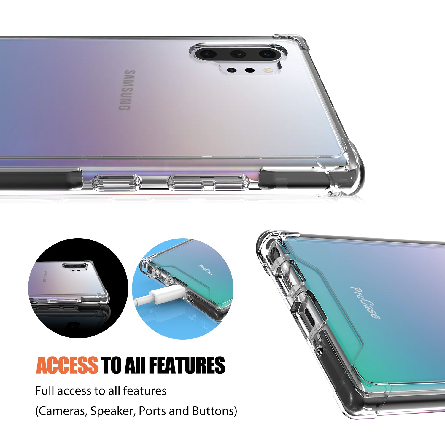 Galaxy Note Protection Clear Case
