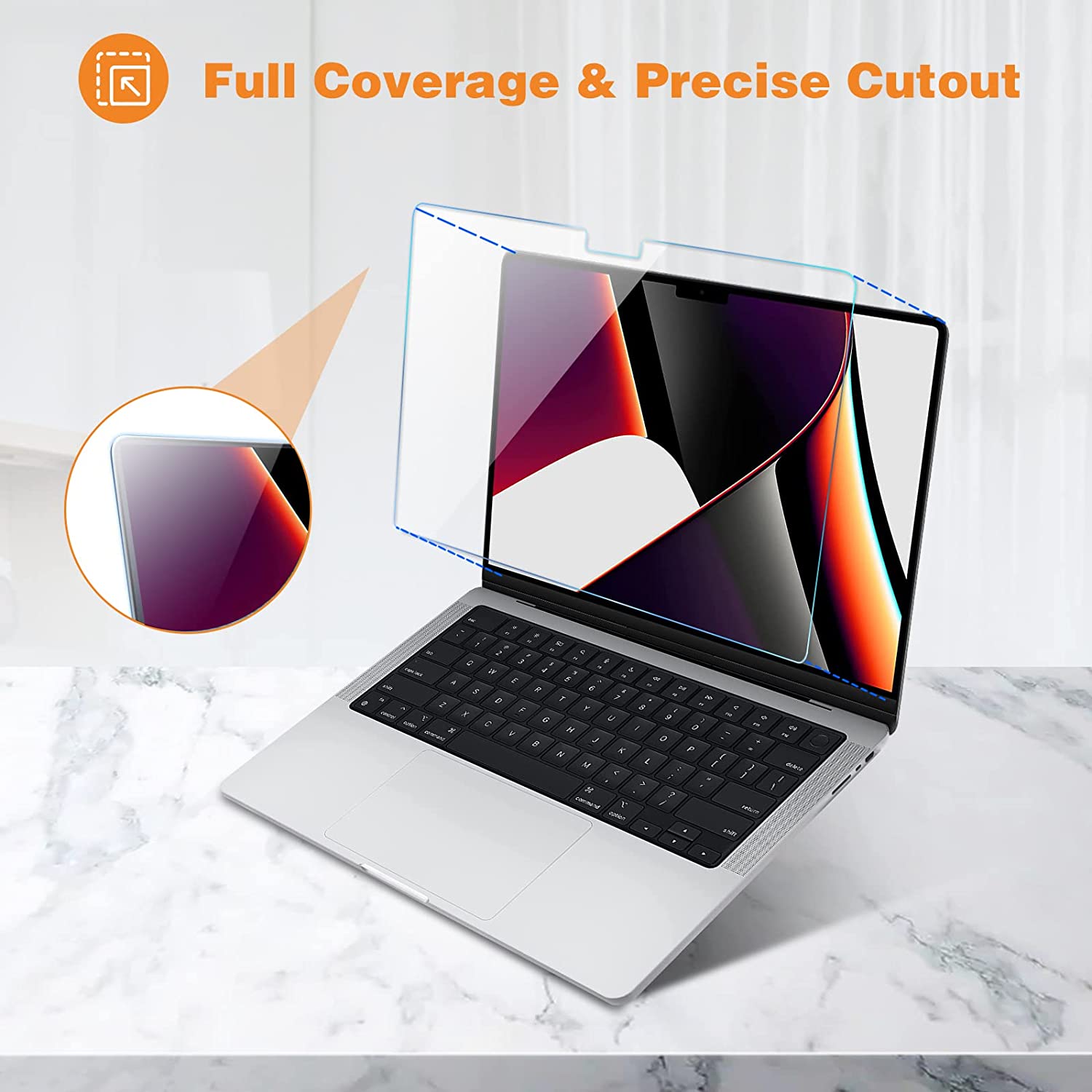MacBook Pro 16" 2021 / 2023 Tempered Glass Screen Protector