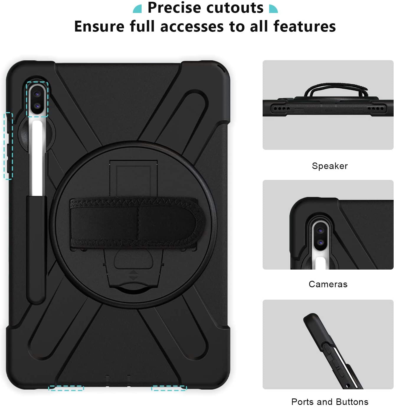 Galaxy Tab S6 10.5 T860/ T865/ T867 Heavy Duty Case with S Pen