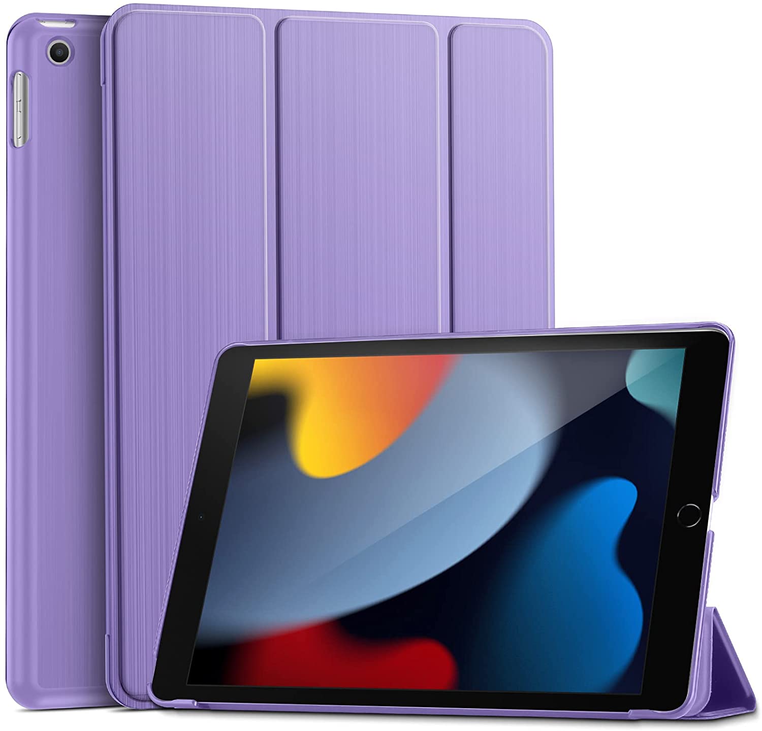 iPad 10.2" 7th / 8th/ 9th Gen Hard Back Protective purple Case