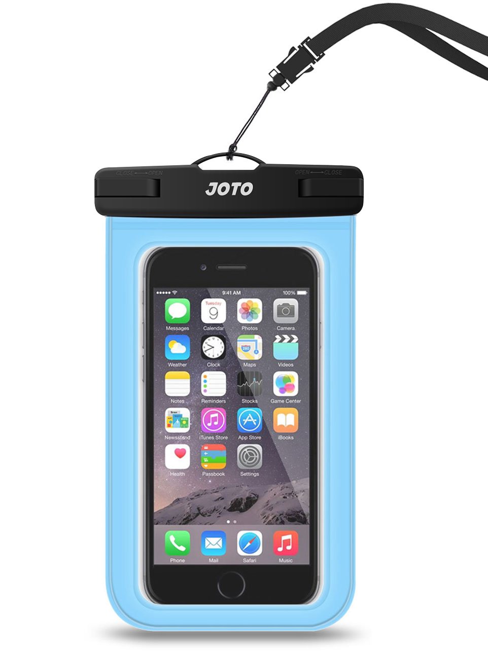 Universal Waterproof Pouch Phone Dry Bag | JOTO blue