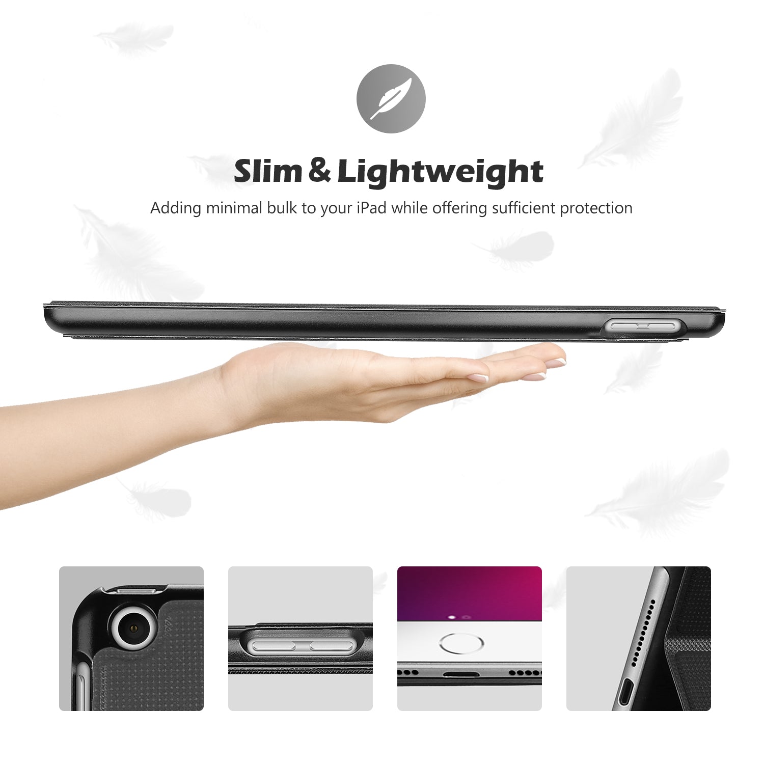 iPad 10.2" Slim Stand Folio Case