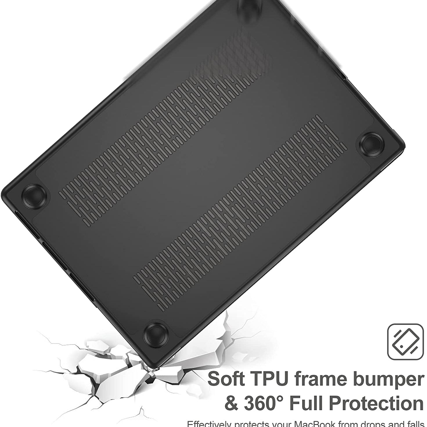 MacBook Pro 16" 2021 2022 2023 Matte Frosted Hard Shell Case Details