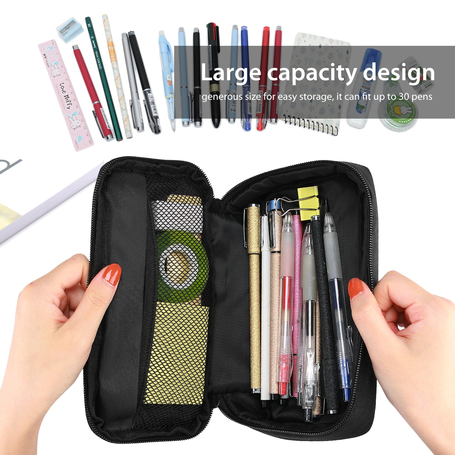 Portable Pencil Bag Pen Case