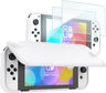 Nintendo Switch OLED Case with 2 Pack Tempered Glass Screen Protectors | ProCase