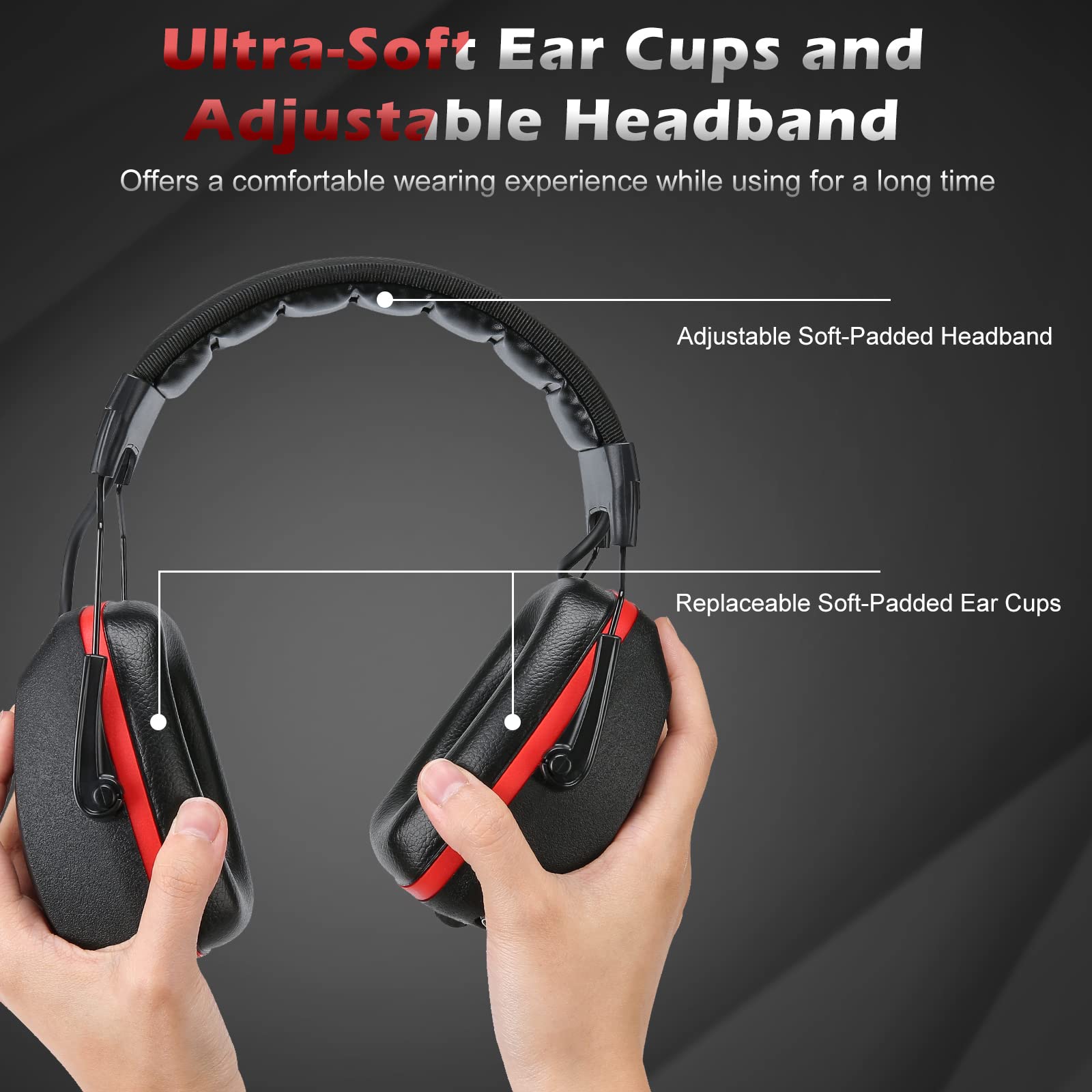 AM / FM Radio Headphones & NRR 26dB Hearing Protection Earmuff | ProCa ...