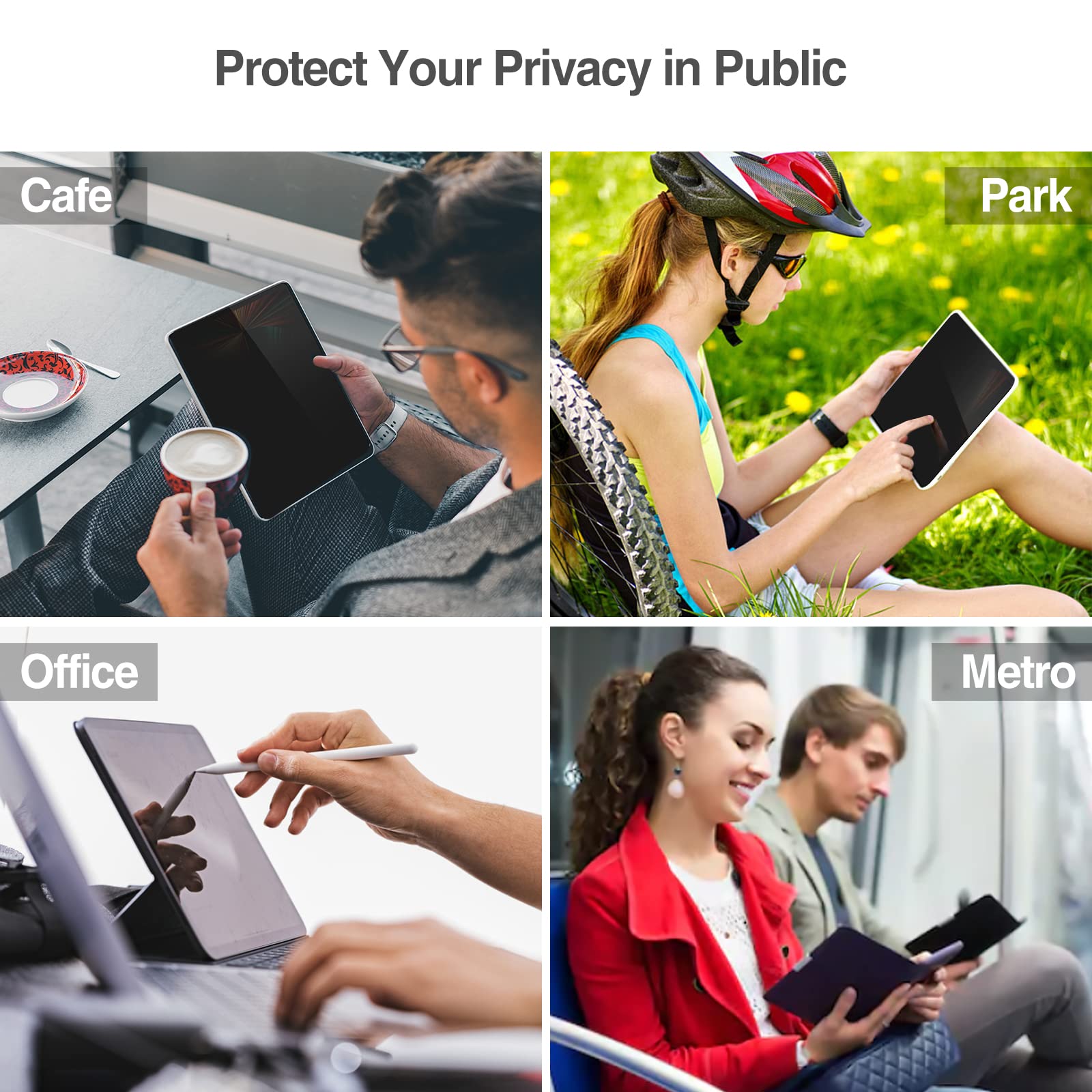 iPad Pro 12.9" 3rd / 4th/ 5th/ 6th Gen Privacy Screen Protector