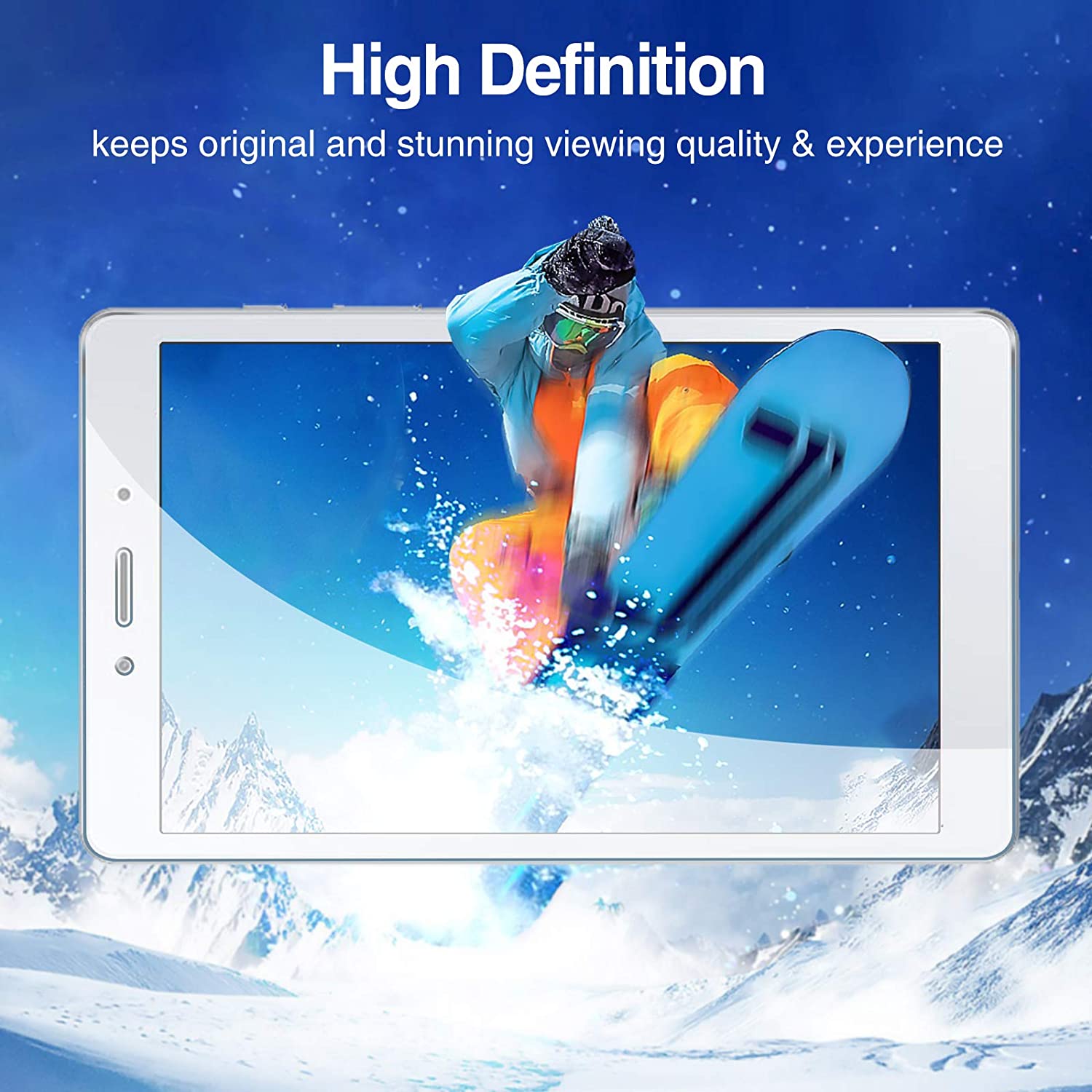 Galaxy Tab A 8.0 inch Tempered Glass Screen Protector