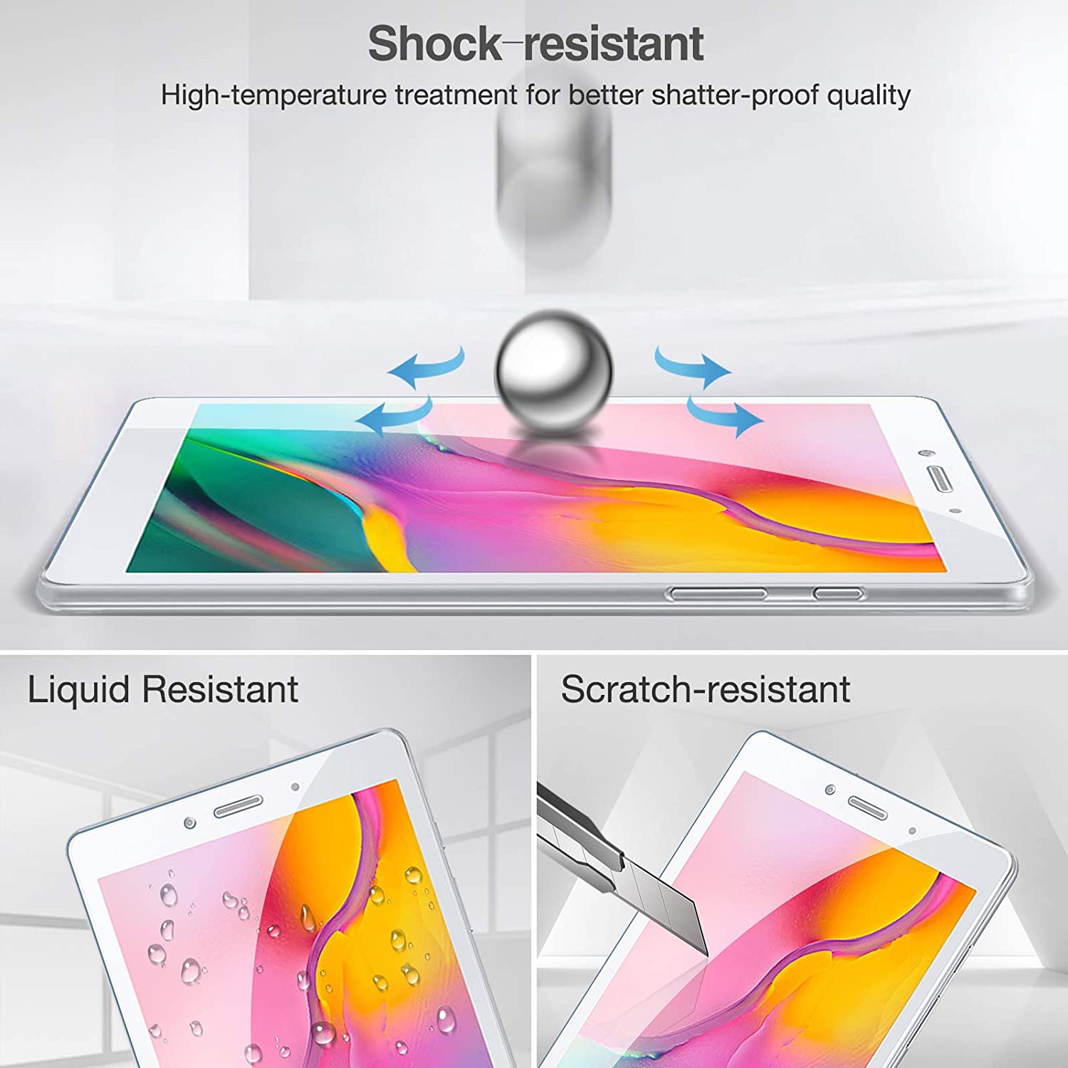 Galaxy Tab A 8.0 inch Tempered Glass Screen Protector