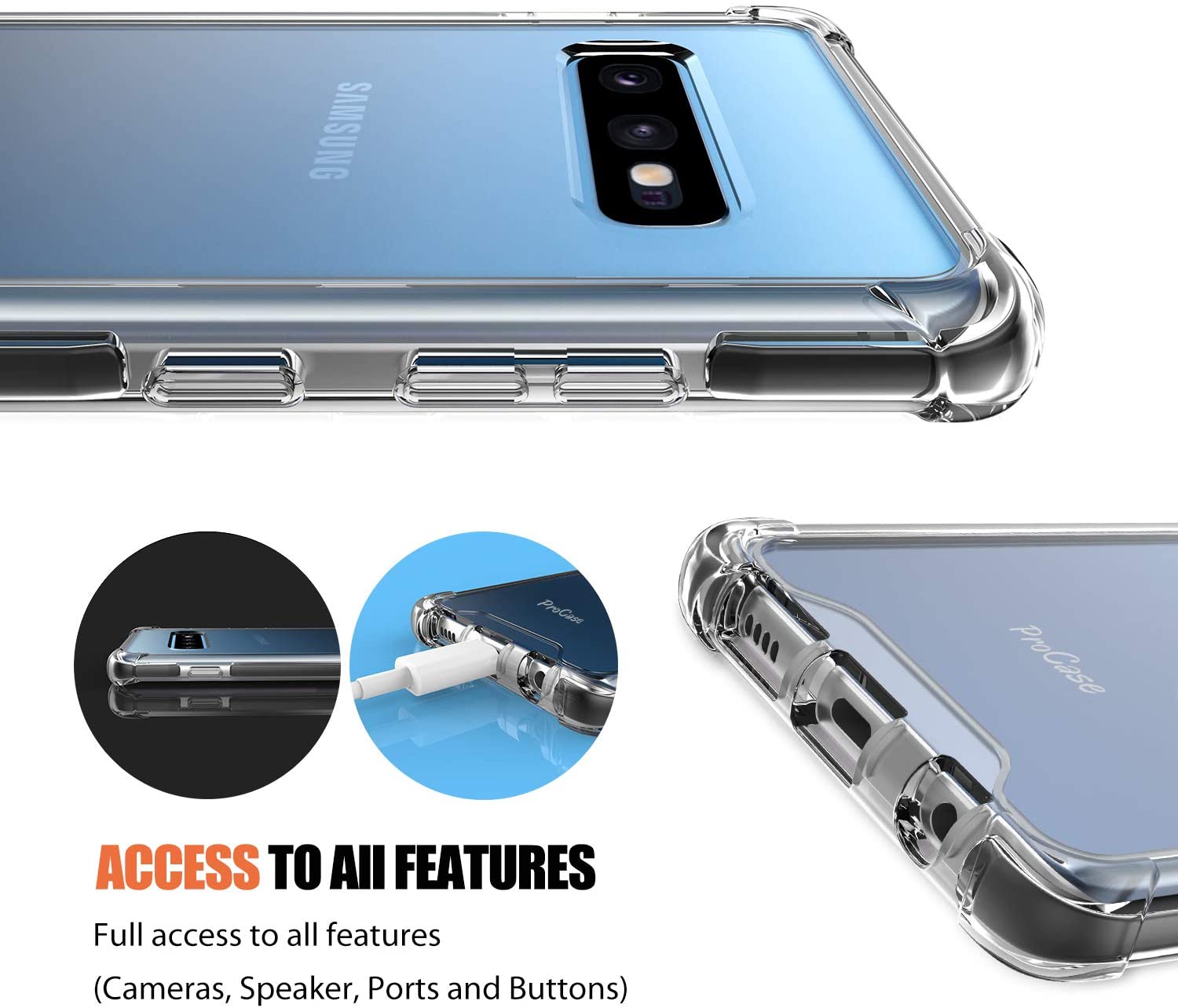 Galaxy S10 2019 Protection Clear Case