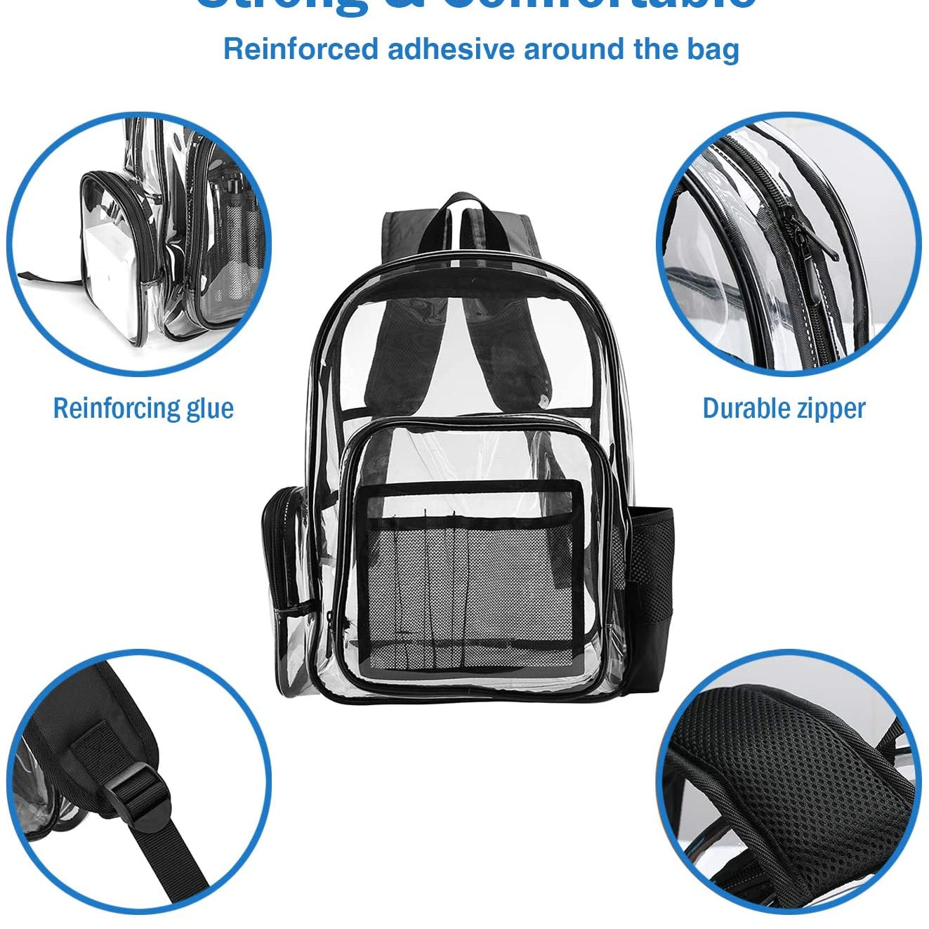 heavy duty clear backpack​
