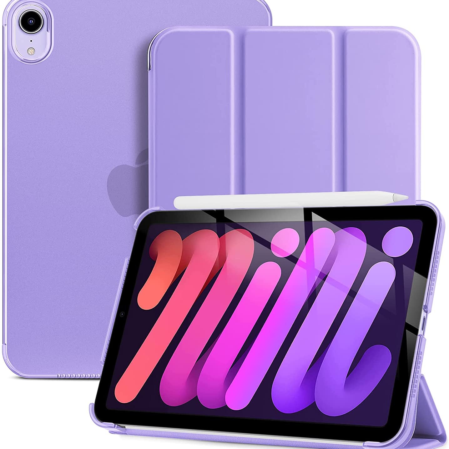 iPad Mini 6th Gen 8.3" 2021 Hard Back Cover purple Case