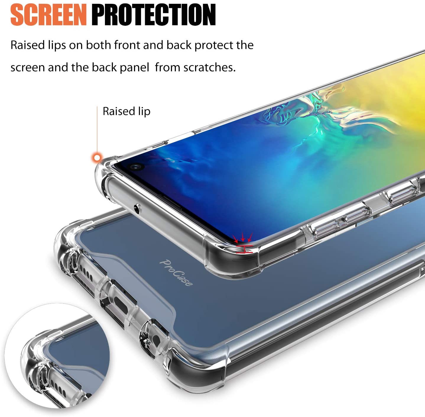 Galaxy S10 2019 Protection Clear Case