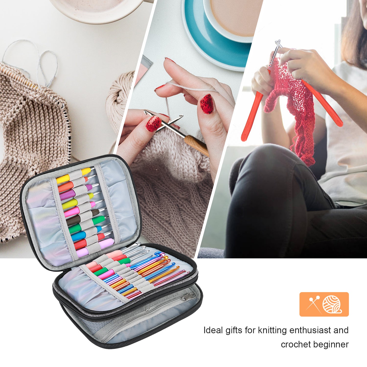 case for crochet hooks