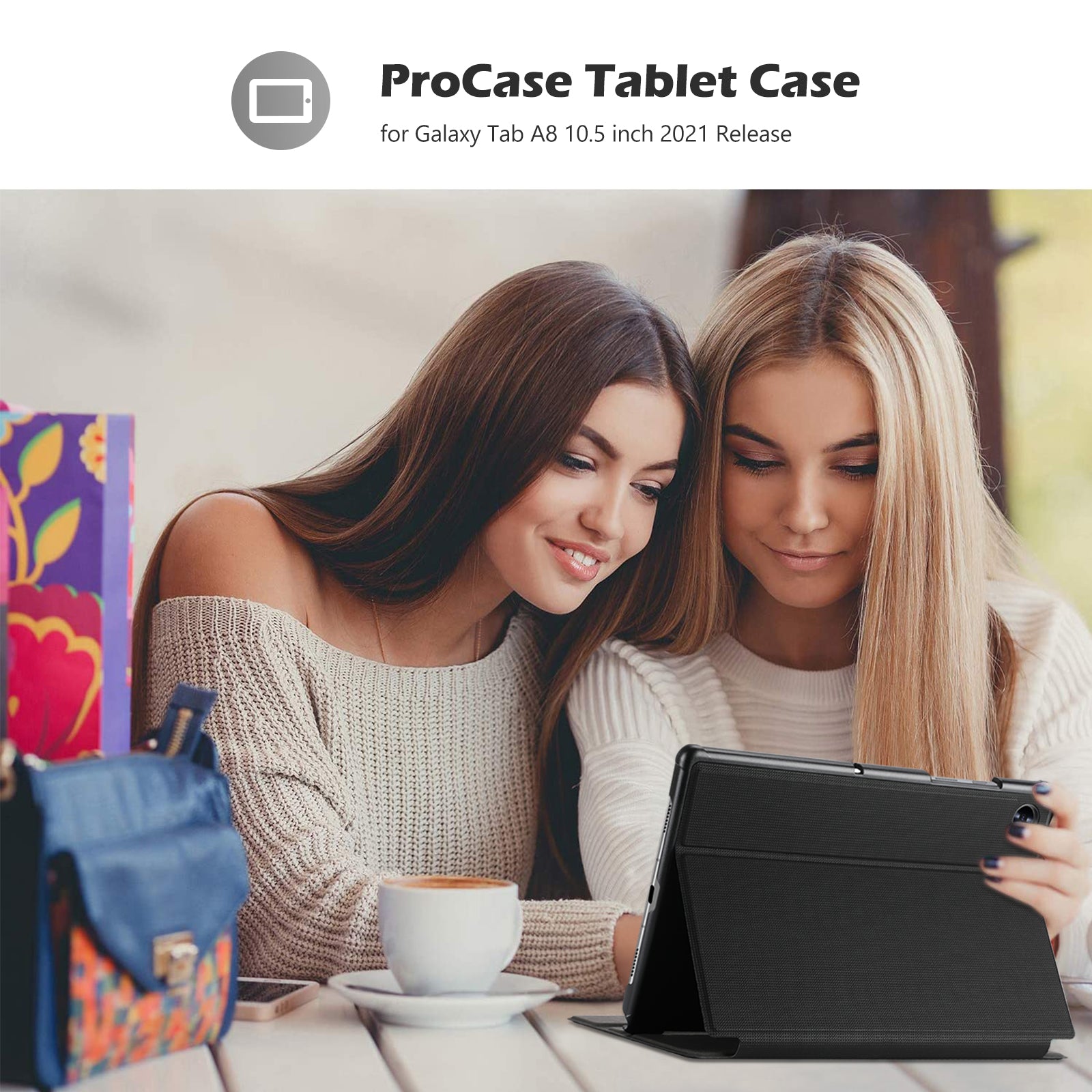 Galaxy Tab A8 10.5 2022 X200/ X205/ X207 Slim Folio Case