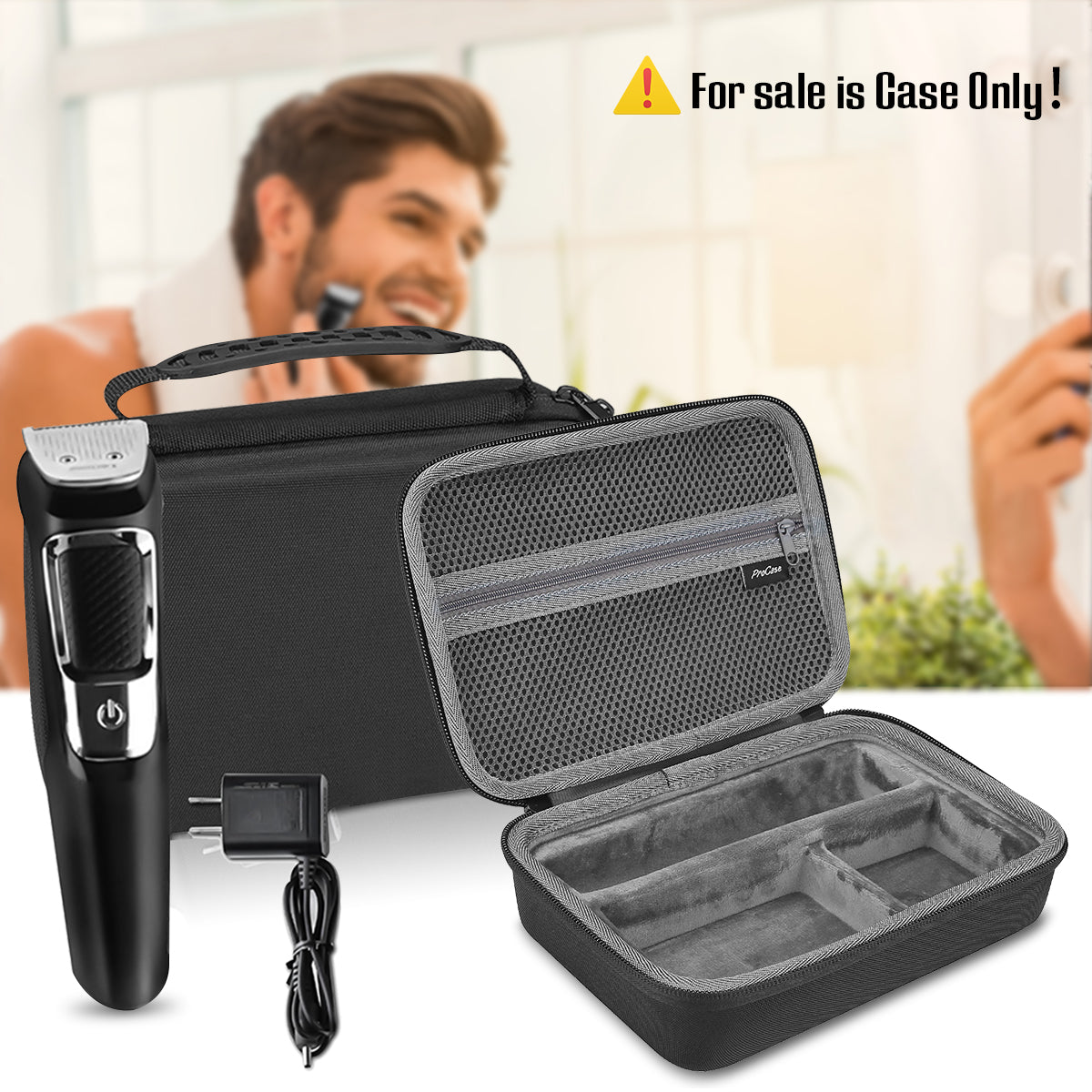 Hard Travel Case for Philips Norelco Multigroom Series