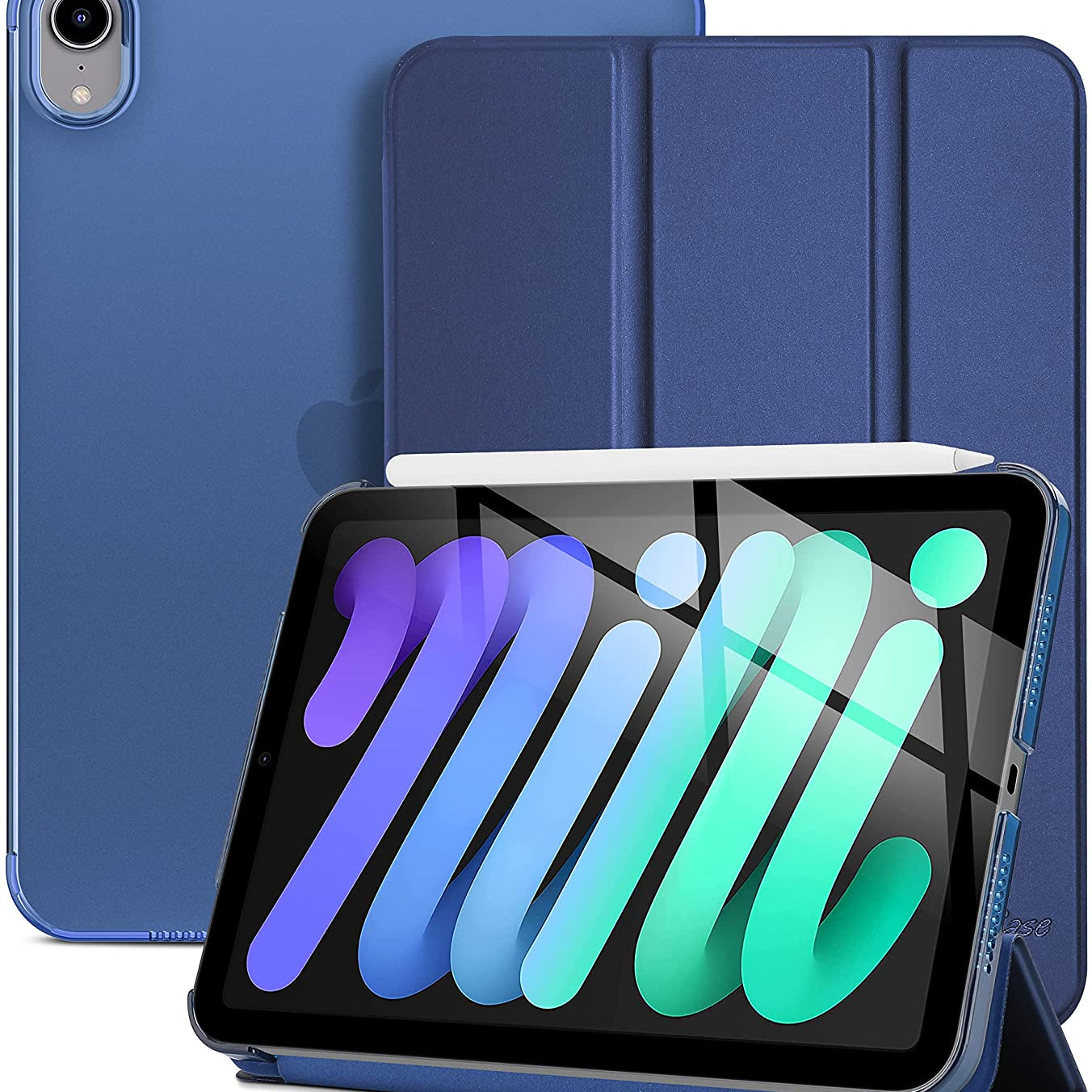 iPad Mini 6th Gen 8.3" 2021 Hard Back Cover darkblue Case