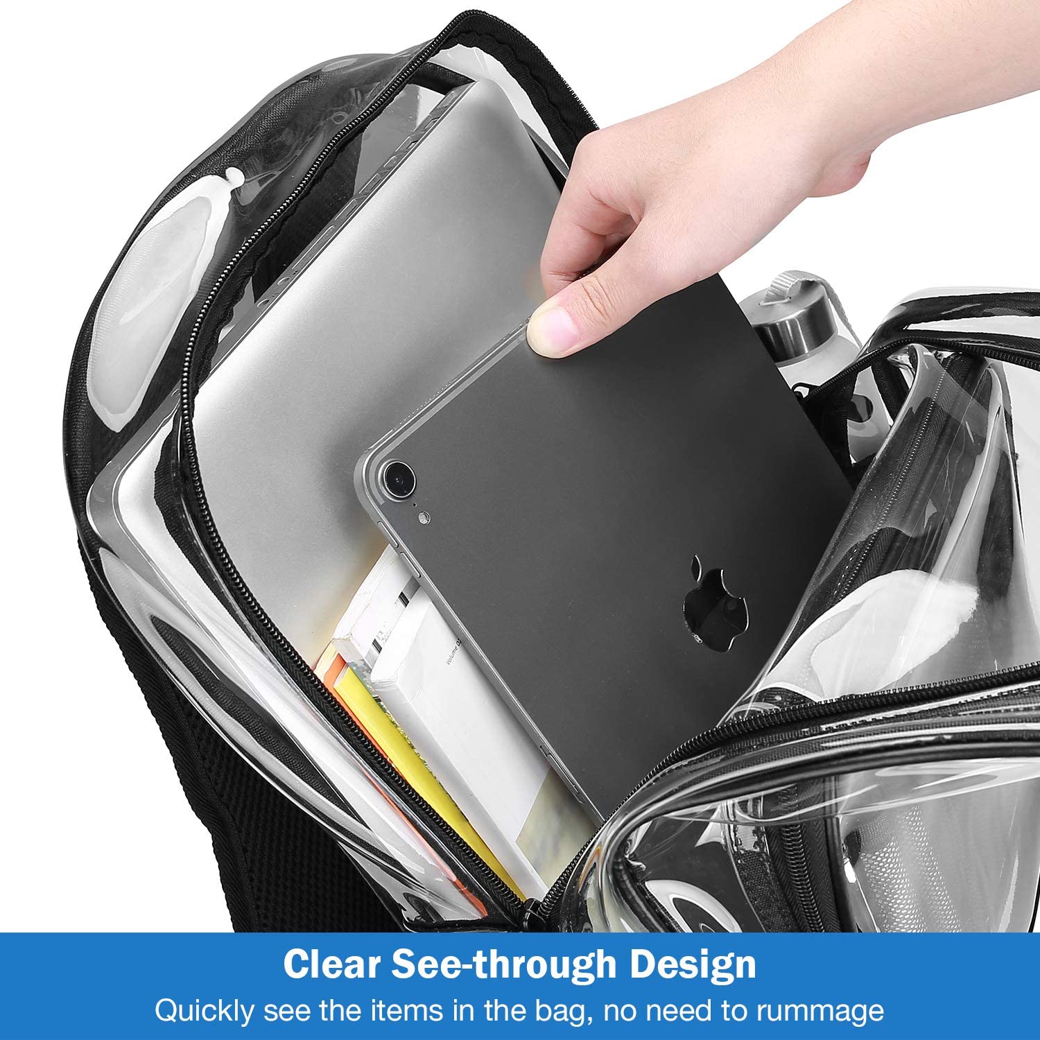 heavy duty clear backpack​