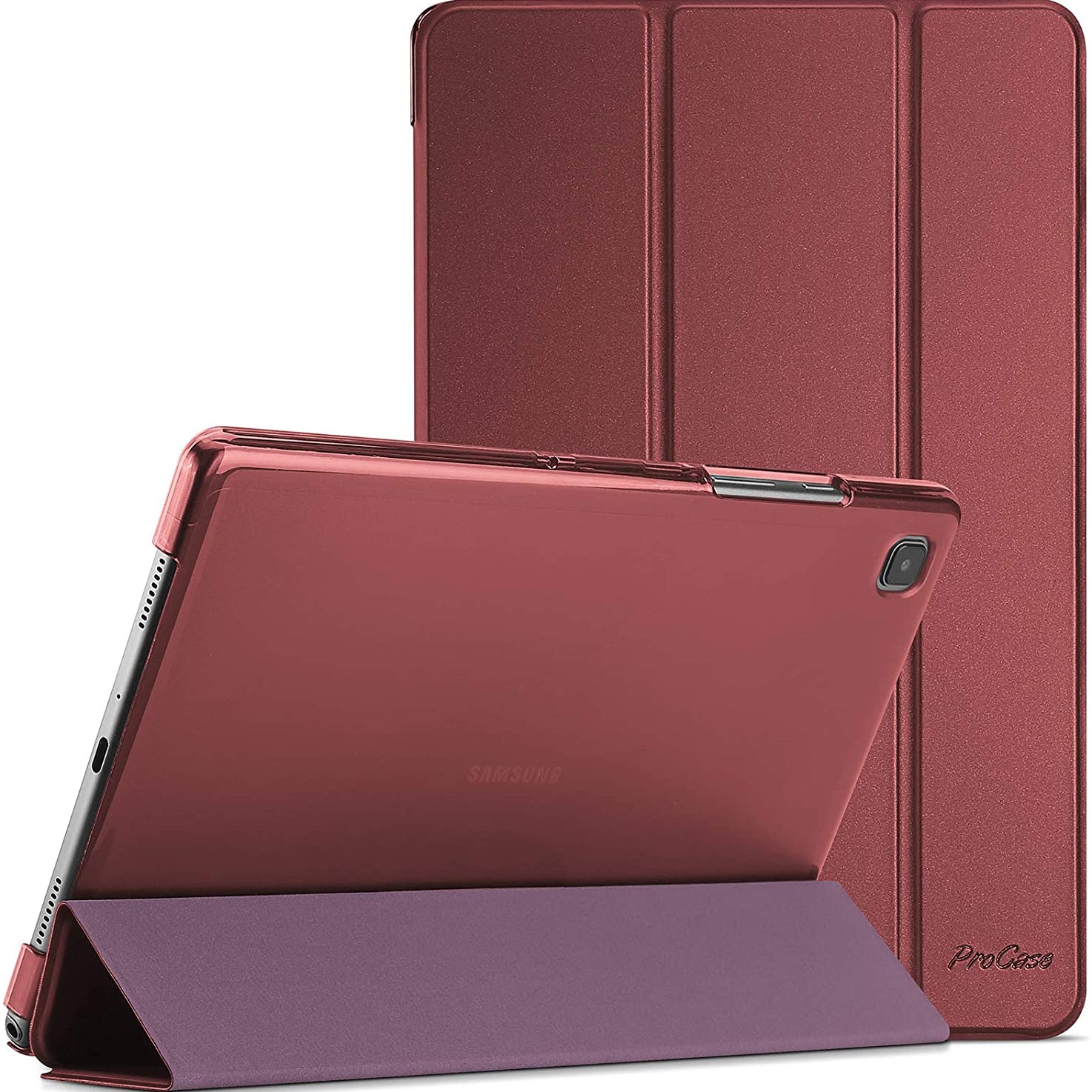 Samsung Galaxy Tab A7 case wine red