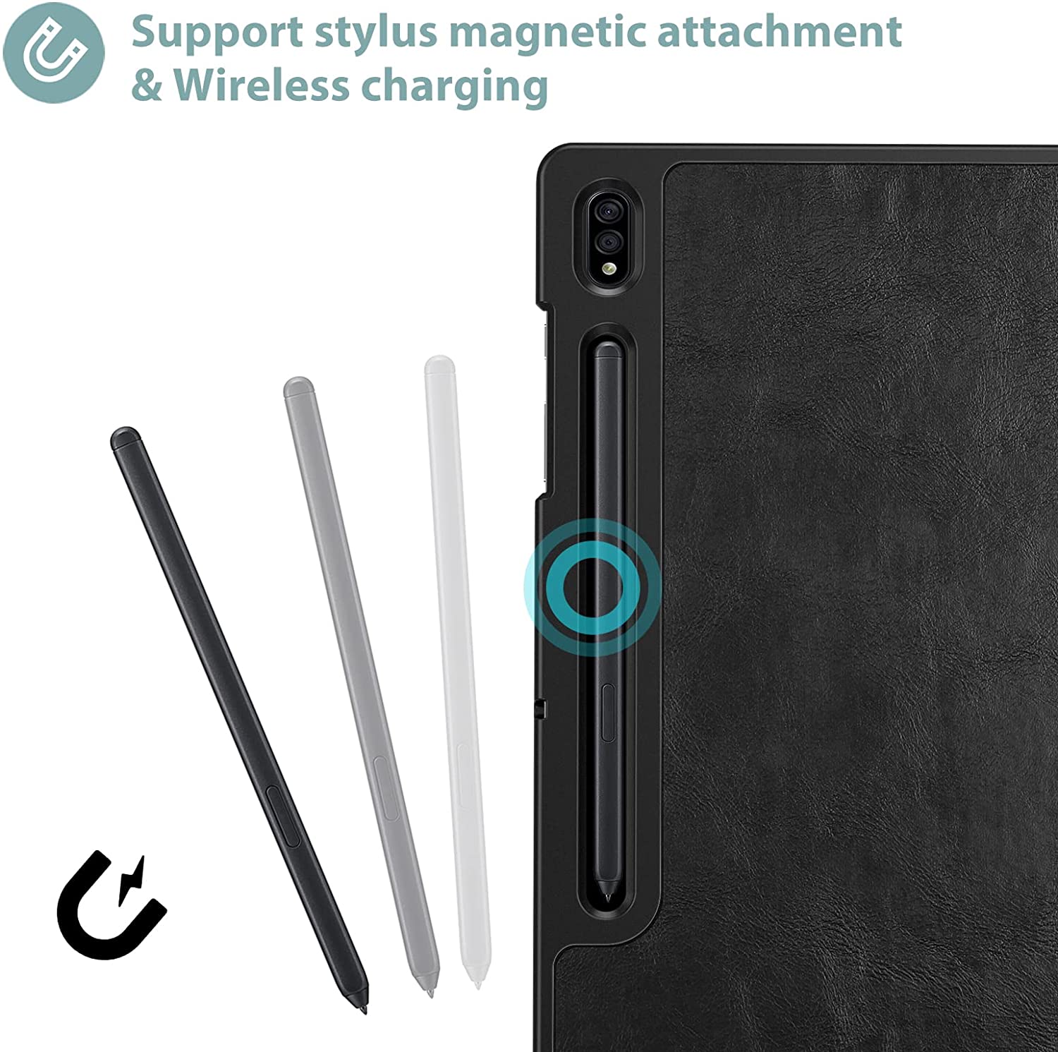 Galaxy Tab S8 Ultra 14.6 Tri-fold PU Protective Case