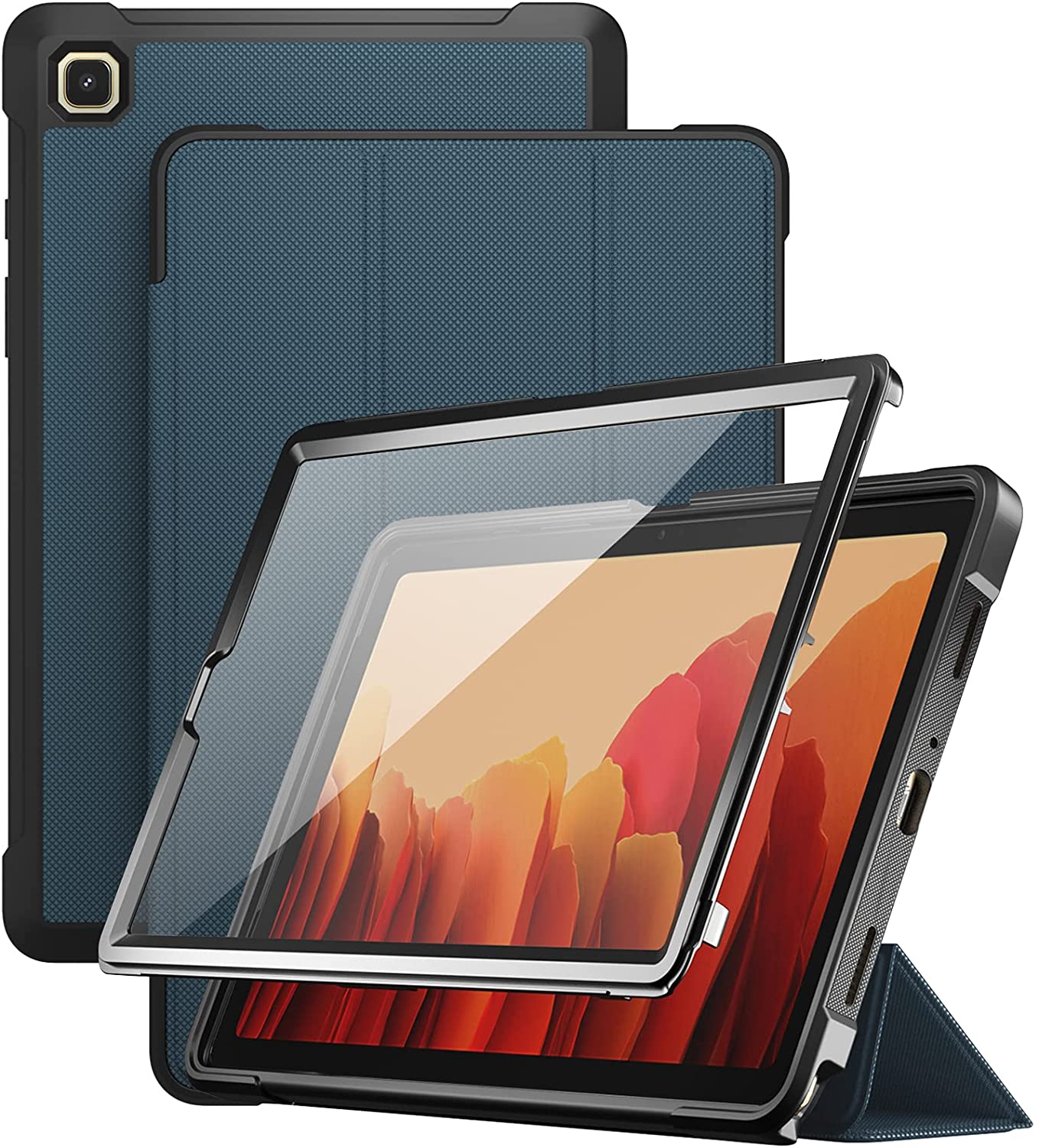 Galaxy Tab A7 10.4 Inch T500 Case with Screen Protector | ProCase navy