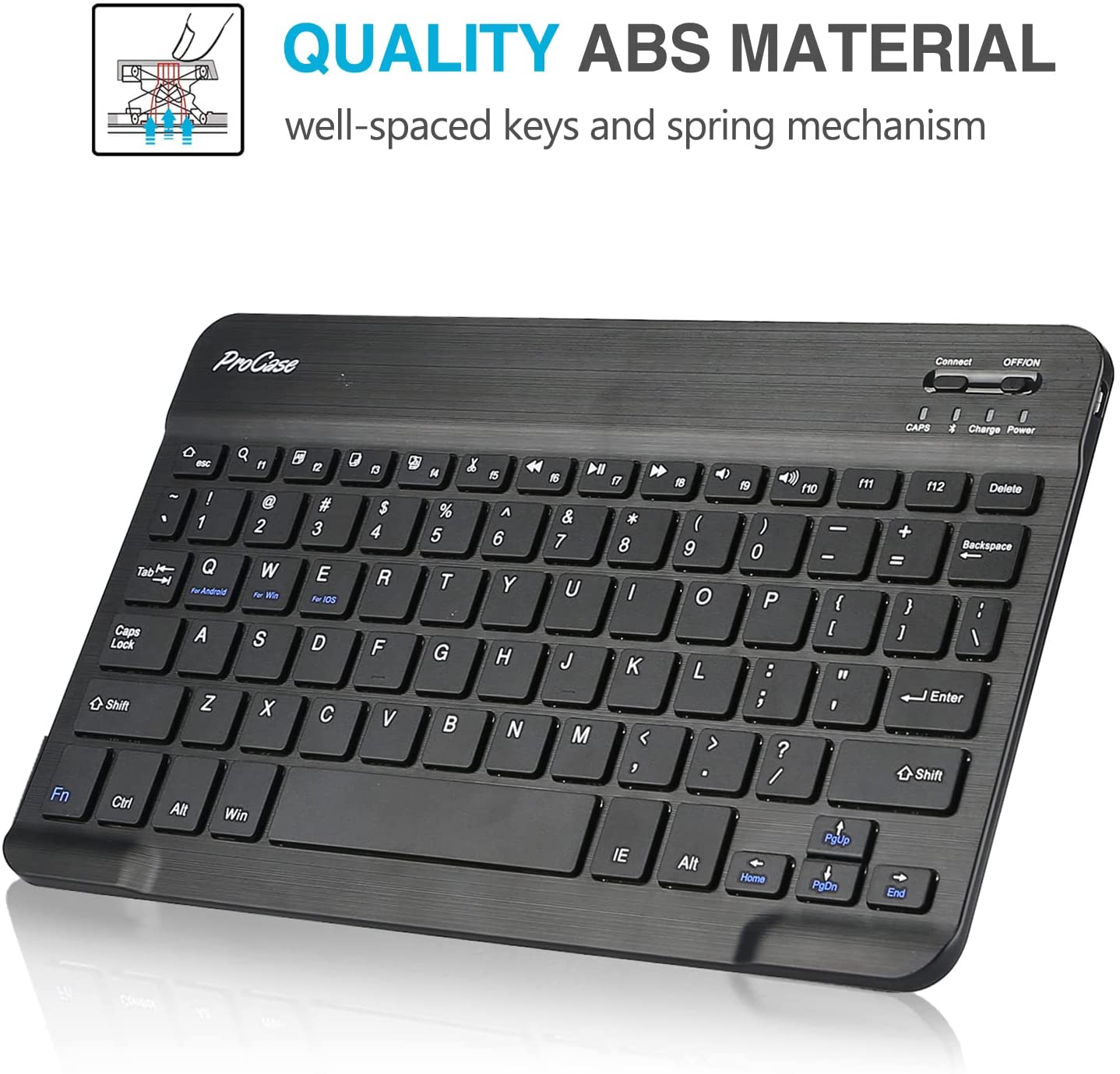 Galaxy Tab A8 10.5 2022 X200/ X205/ X207 Black Lightweight Case keyboard