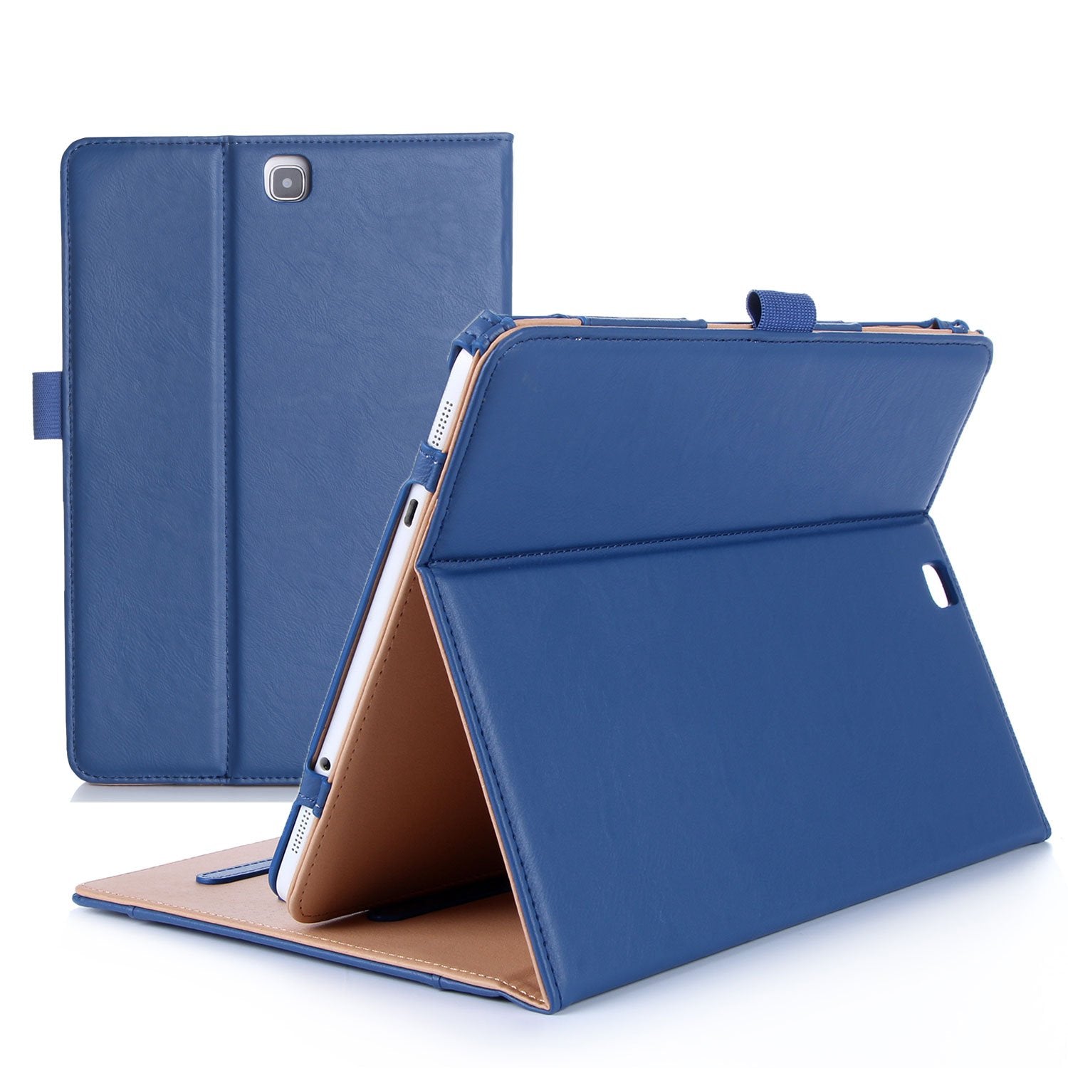 Galaxy Tab S2 9.7 T810 Leather Folio Case | ProCase navy