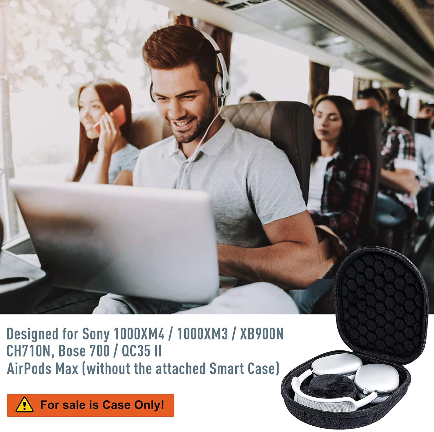 sony headphones wh-1000xm4 travel carrying case