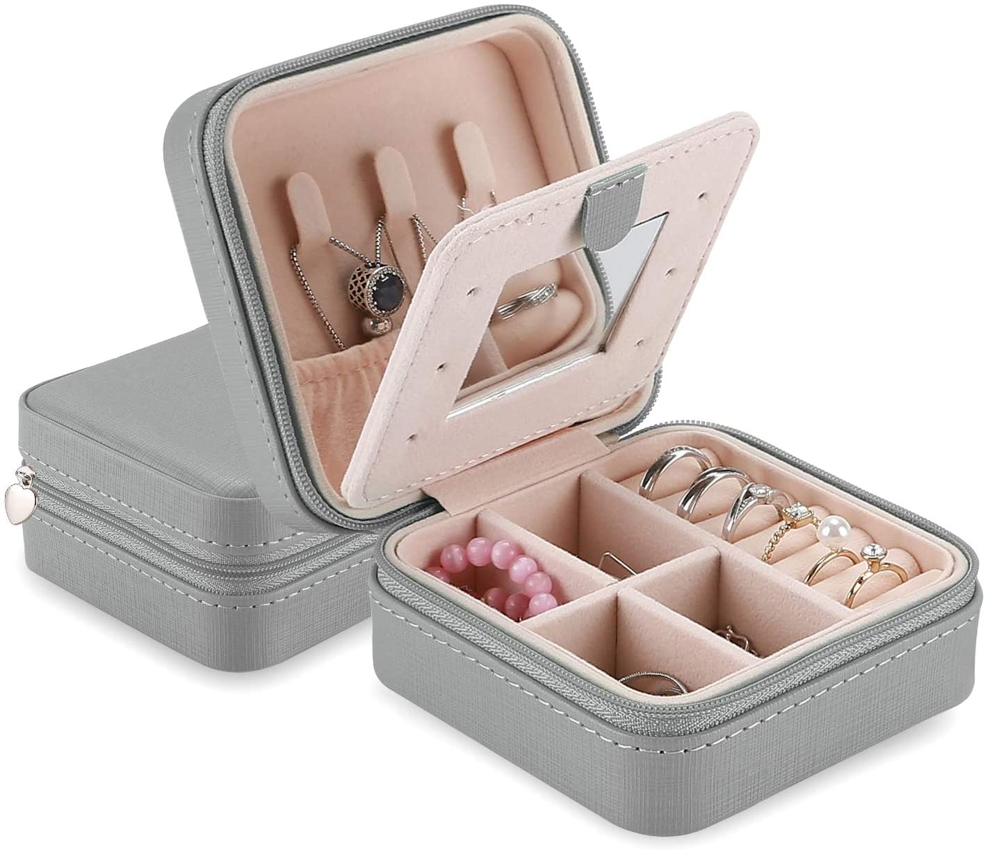 Jewelry Box Girls Jewelry Organizer Mini Travel Case | ProCase grey