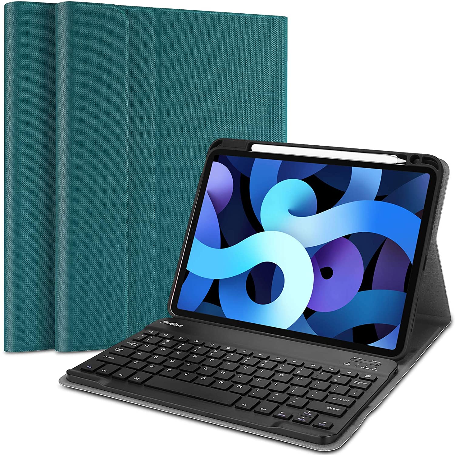 New iPad Air 10.9 4th 2020 Generation Keyboard Case | ProCase teal
