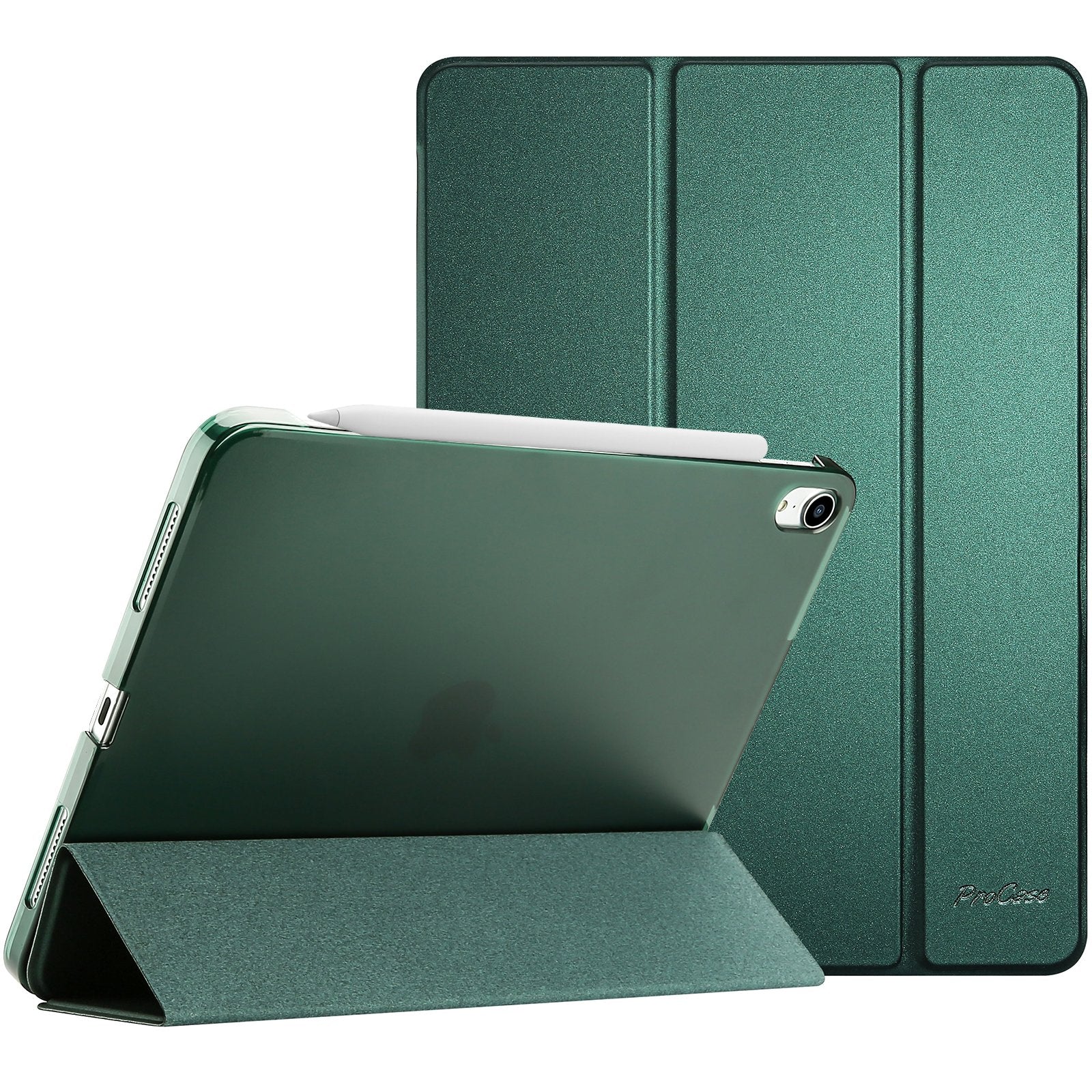 New iPad Air 10.9 4th 2020 Generation Smart Case | ProCase midnight green