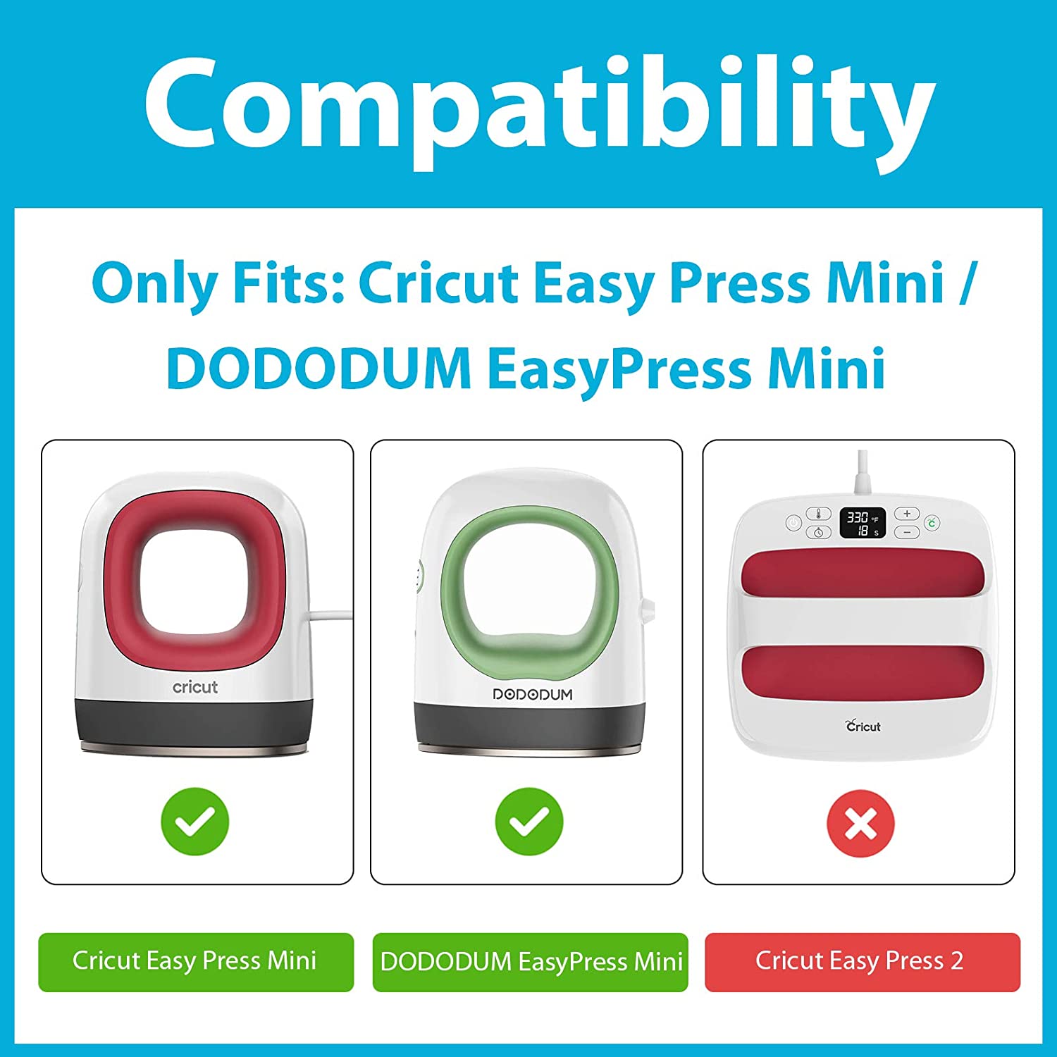 CASE ONLY) Carrying Case for Cricut Easy Press Mini Heat Press