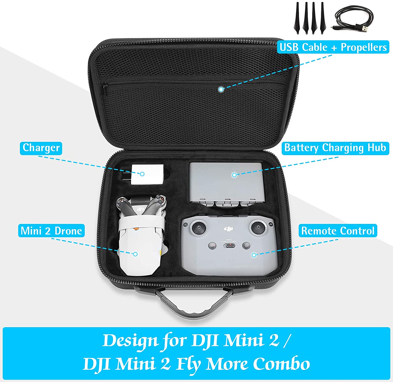 DJI Mini 2 Hard Carrying Case
