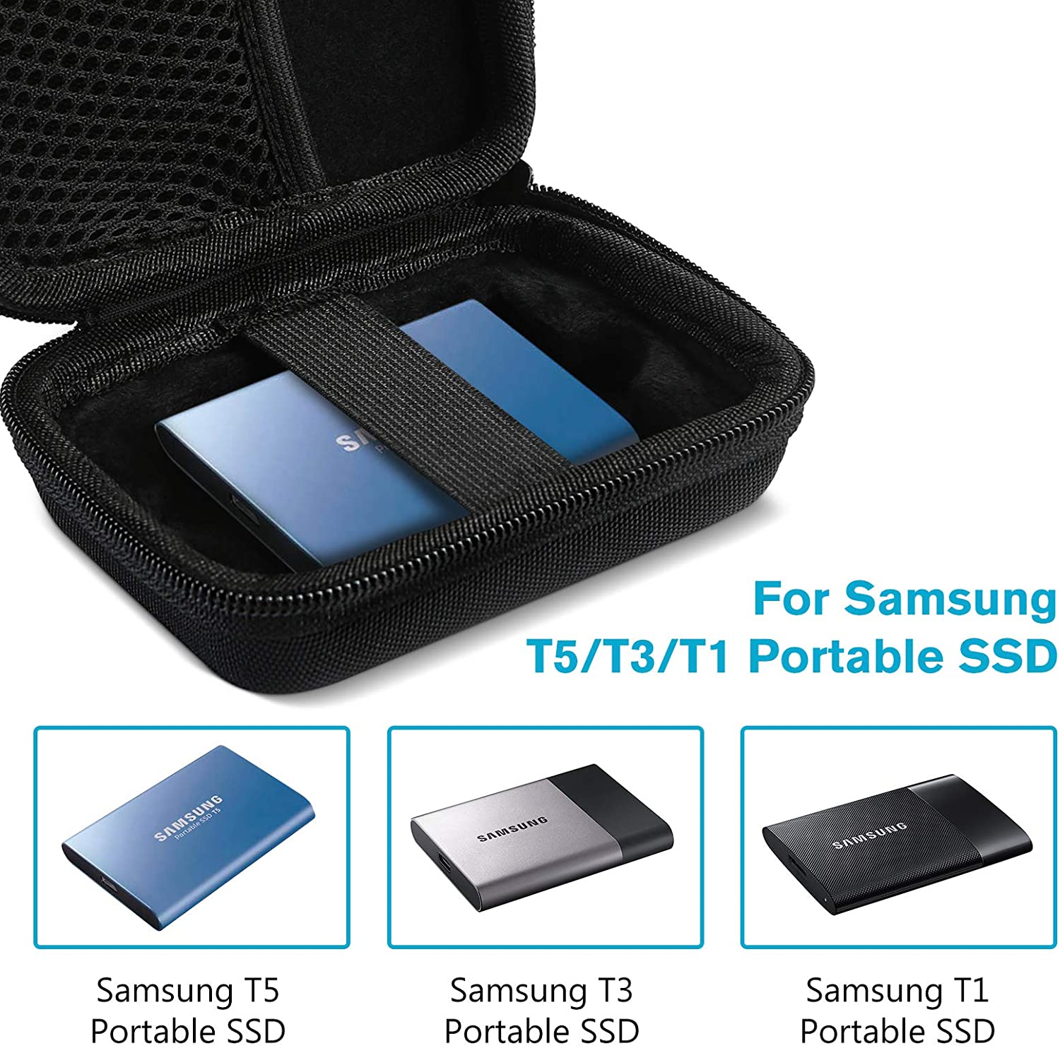 Hard Shockproof Case for Samsung Hard Drive
