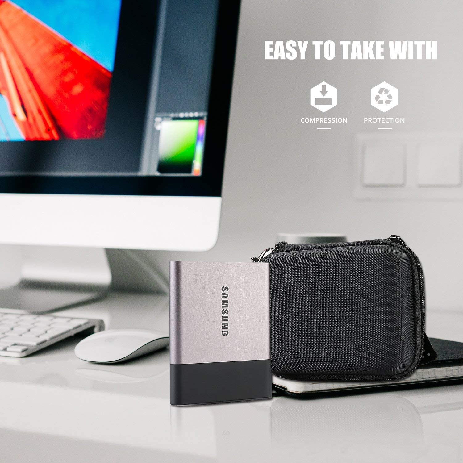 Hard Shockproof Case for Samsung Hard Drive