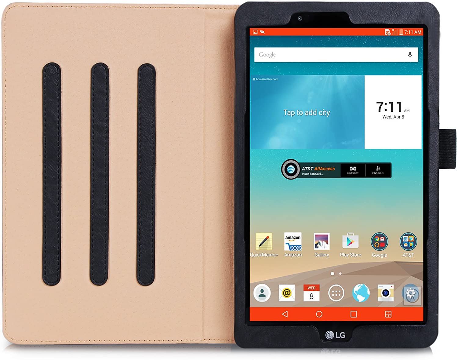 LG G Pad F 8.0 V495 Leather Folio Case