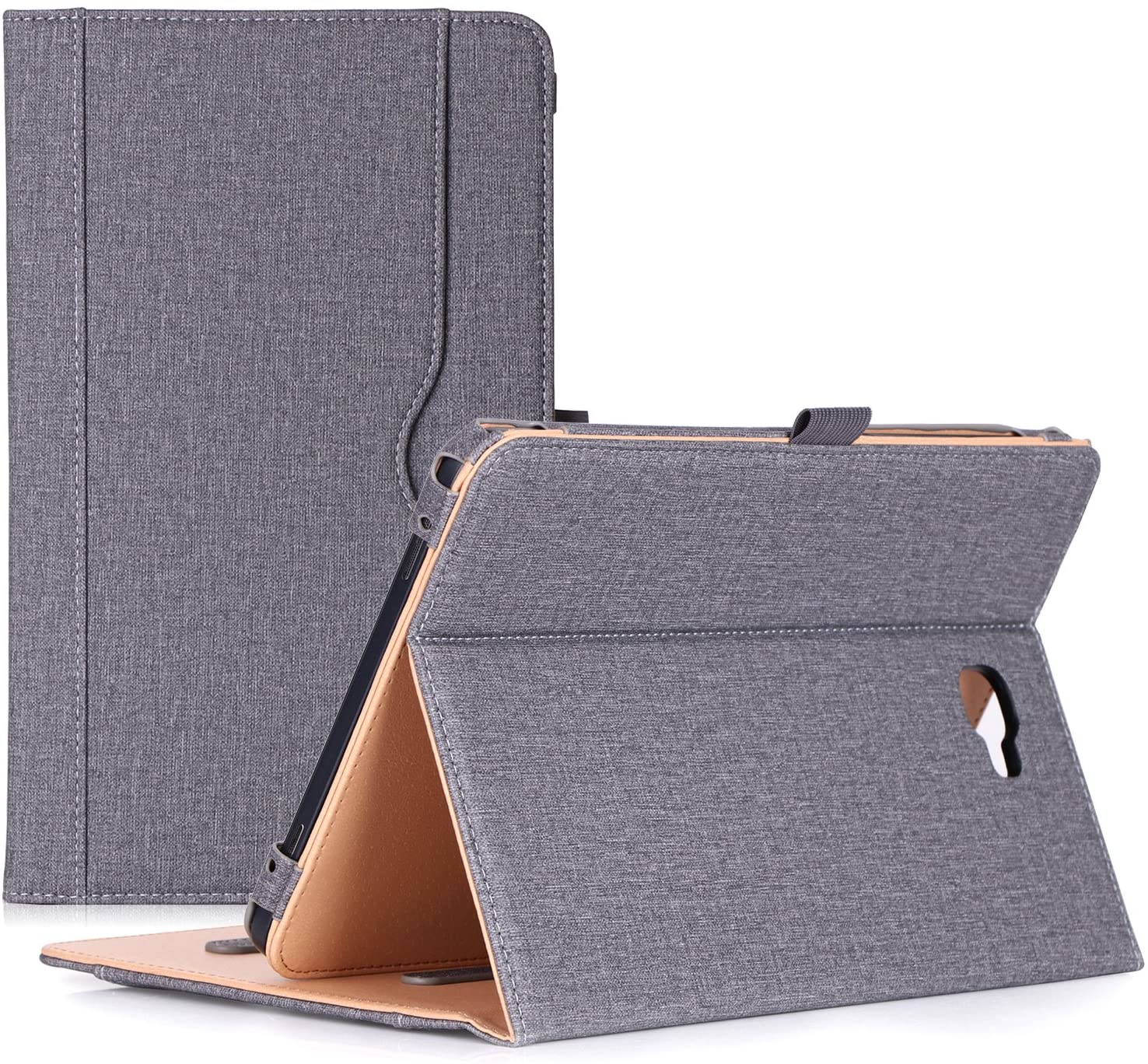 Galaxy Tab A 10.1 2016 T580 Leather Folio Case | ProCase grey
